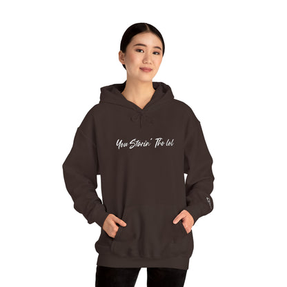 "You Starin Tho Lol"™ Embroidered Hooded Sweatshirt
