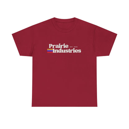 Prairie Industries — Minimal White Graphic T-Shirt