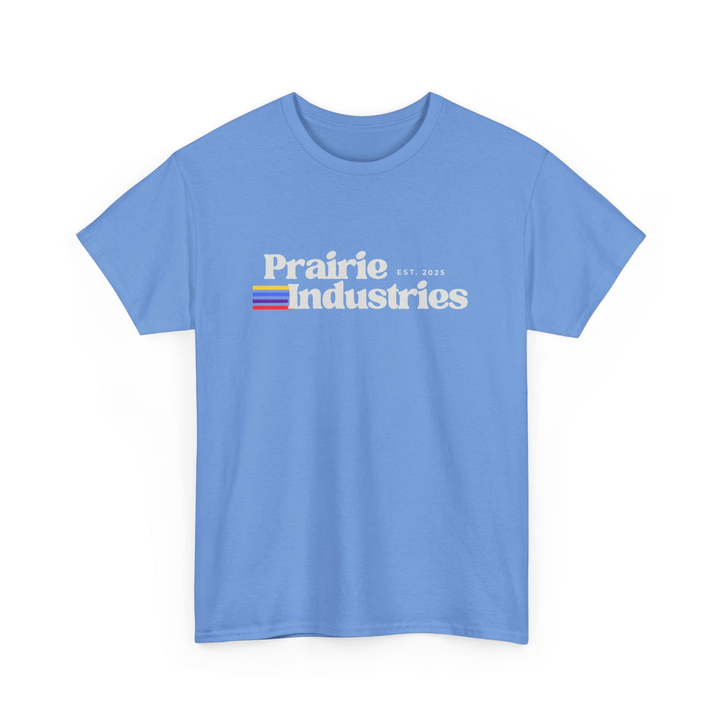 Prairie Industries — Minimal White Graphic T-Shirt