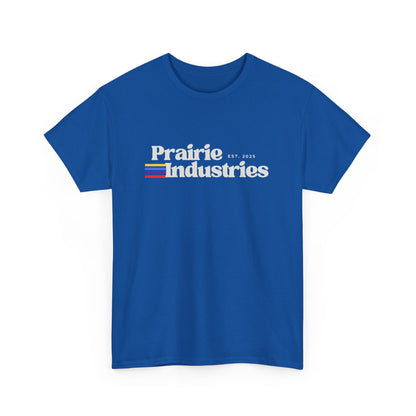 Prairie Industries — Minimal White Graphic T-Shirt