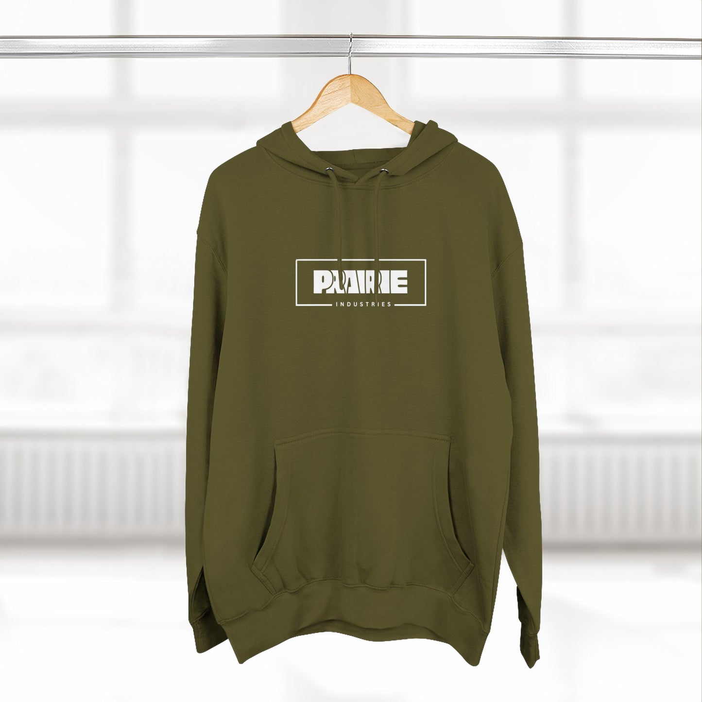 The Prairie Industries Box Logo Fleece Pullover Hoodie