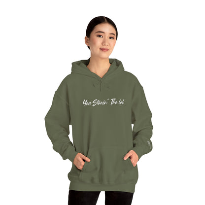 "You Starin Tho Lol"™ Embroidered Hooded Sweatshirt