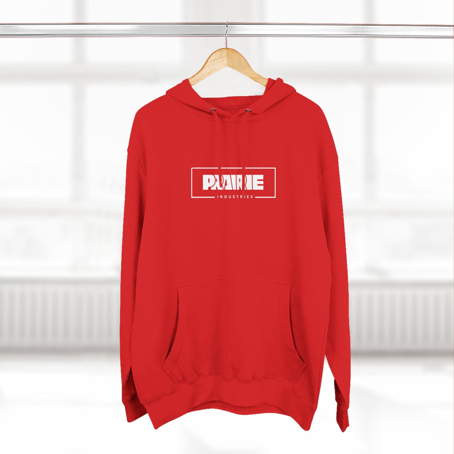 The Prairie Industries Box Logo Fleece Pullover Hoodie