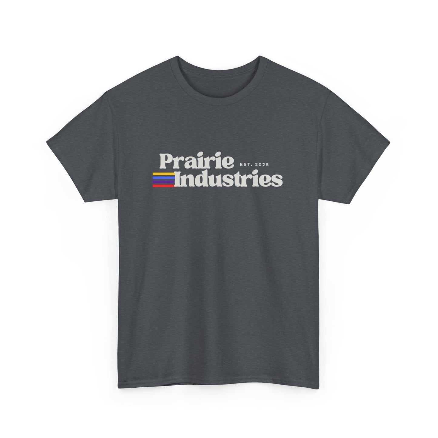 Prairie Industries — Minimal White Graphic T-Shirt