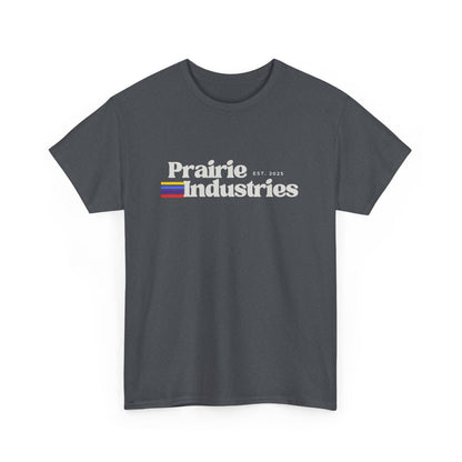 Prairie Industries — Minimal White Graphic T-Shirt