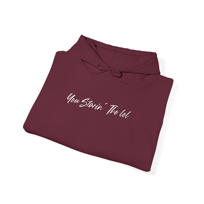 "You Starin Tho Lol"™ Embroidered Hooded Sweatshirt