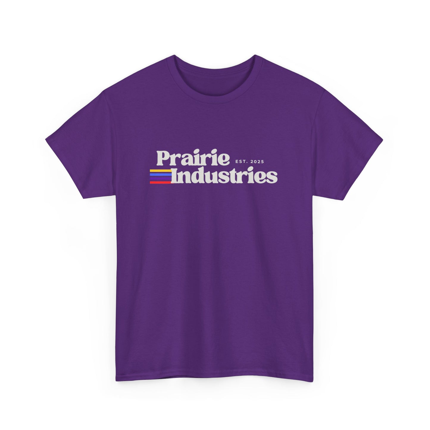 Prairie Industries — Minimal White Graphic T-Shirt