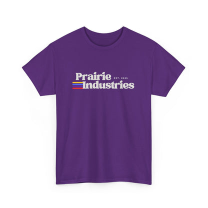 Prairie Industries — Minimal White Graphic T-Shirt