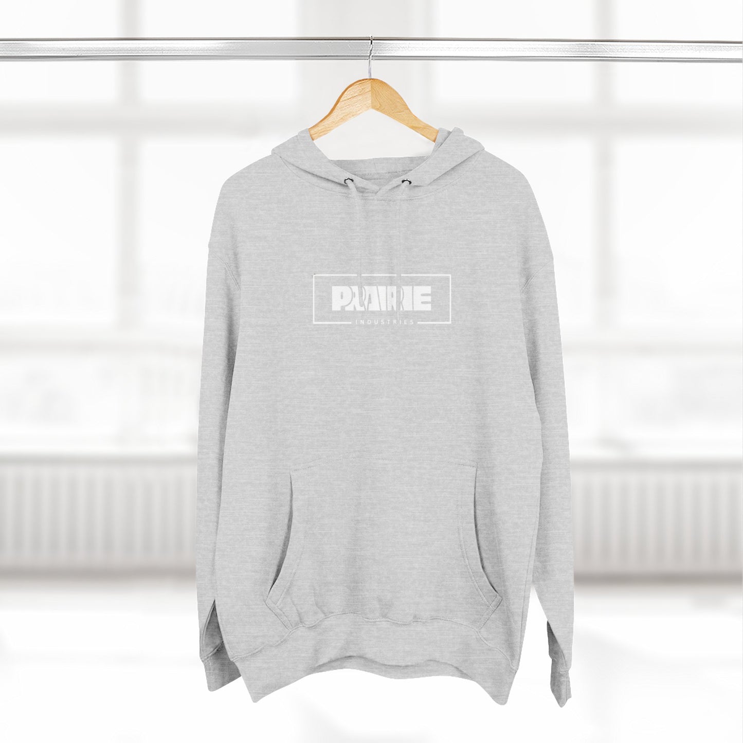 The Prairie Industries Box Logo Fleece Pullover Hoodie