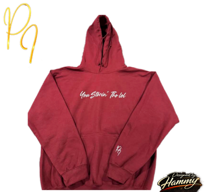 "You Starin Tho Lol"™ Embroidered Hooded Sweatshirt