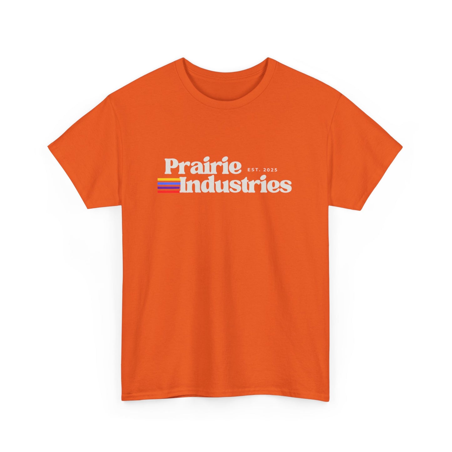 Prairie Industries — Minimal White Graphic T-Shirt