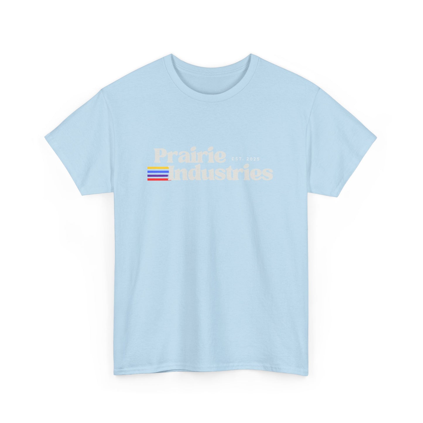 Prairie Industries — Minimal White Graphic T-Shirt