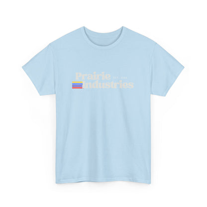 Prairie Industries — Minimal White Graphic T-Shirt