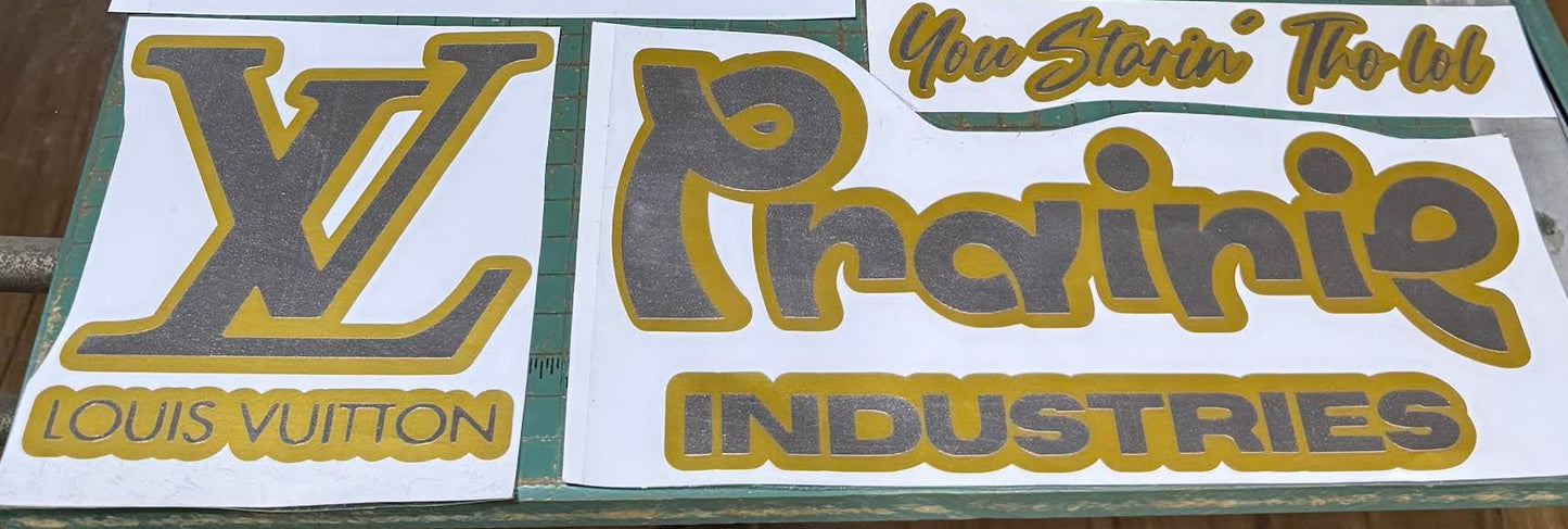 Custom Vinyl Decals! Send us Your Design!