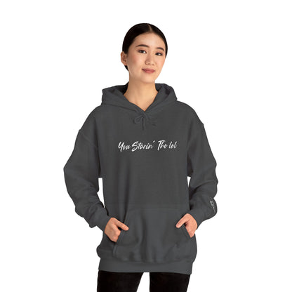 "You Starin Tho Lol"™ Embroidered Hooded Sweatshirt