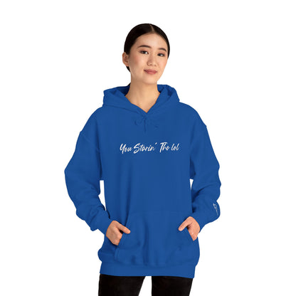 "You Starin Tho Lol"™ Embroidered Hooded Sweatshirt