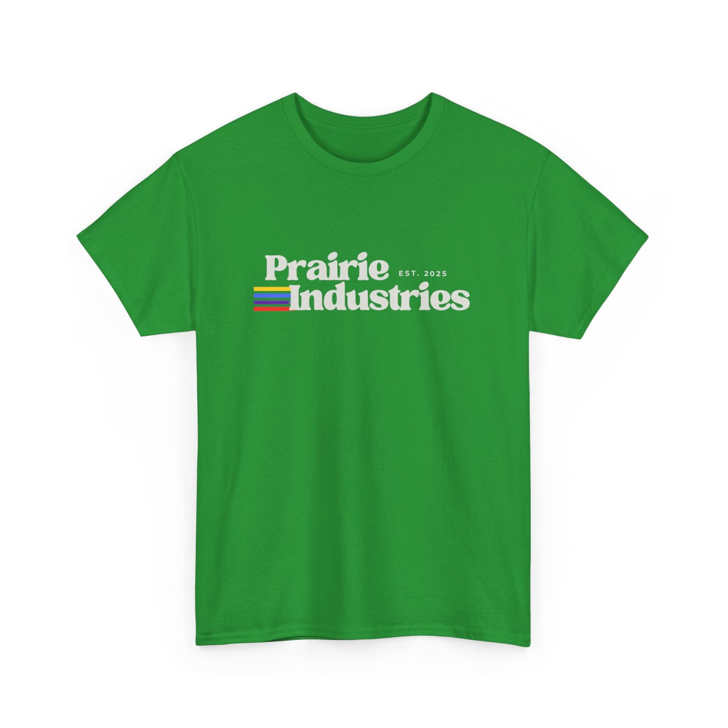 Prairie Industries — Minimal White Graphic T-Shirt