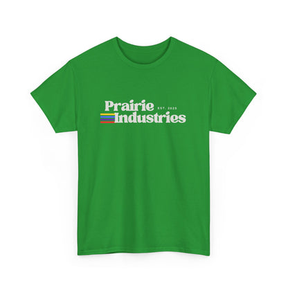 Prairie Industries — Minimal White Graphic T-Shirt