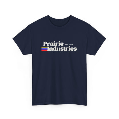 Prairie Industries — Minimal White Graphic T-Shirt
