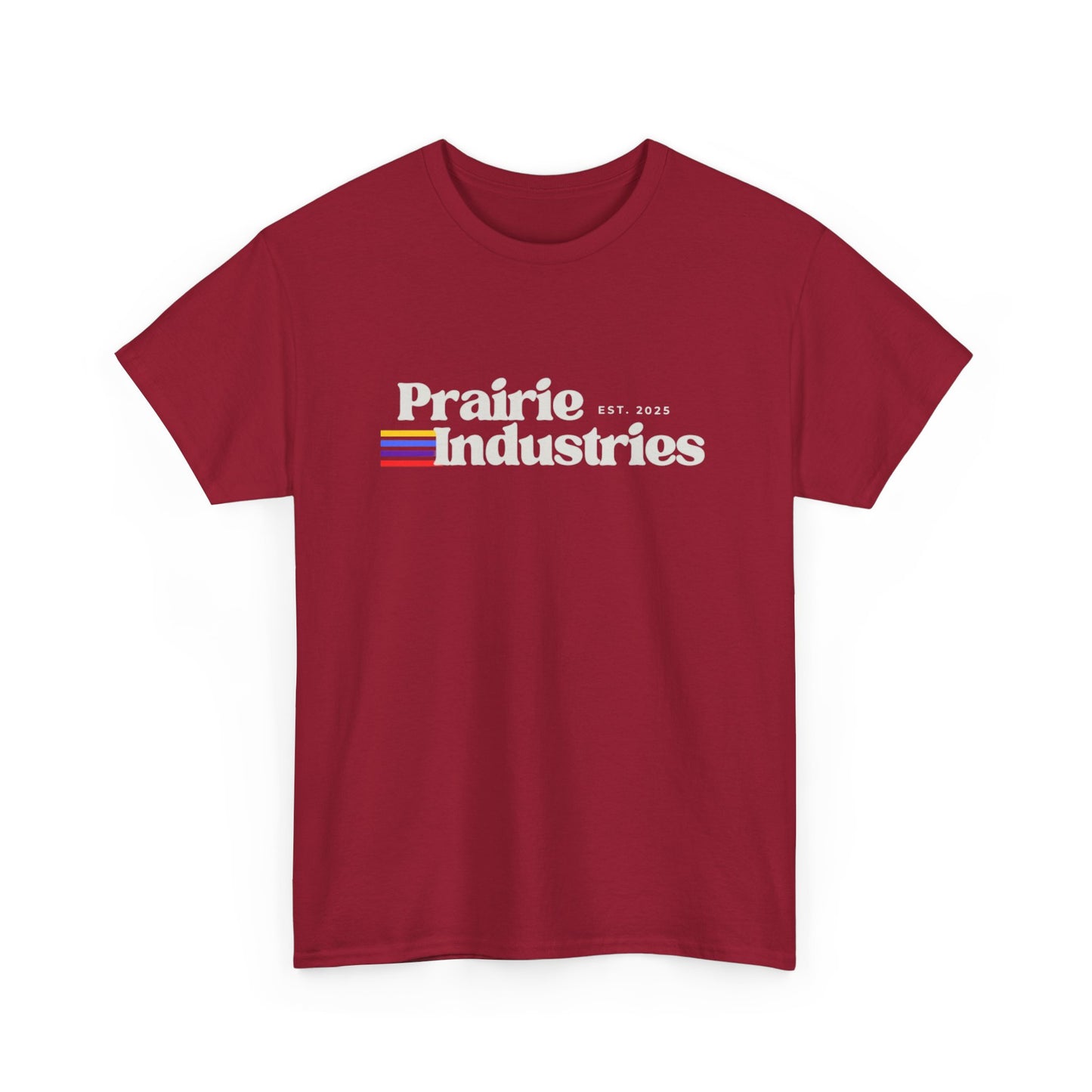Prairie Industries — Minimal White Graphic T-Shirt