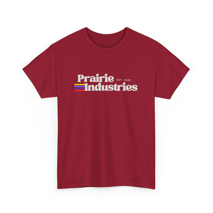Prairie Industries — Minimal White Graphic T-Shirt