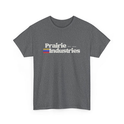 Prairie Industries — Minimal White Graphic T-Shirt