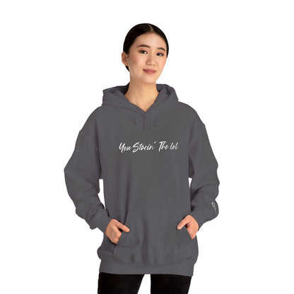 "You Starin Tho Lol"™ Embroidered Hooded Sweatshirt