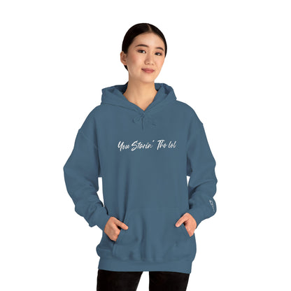 "You Starin Tho Lol"™ Embroidered Hooded Sweatshirt