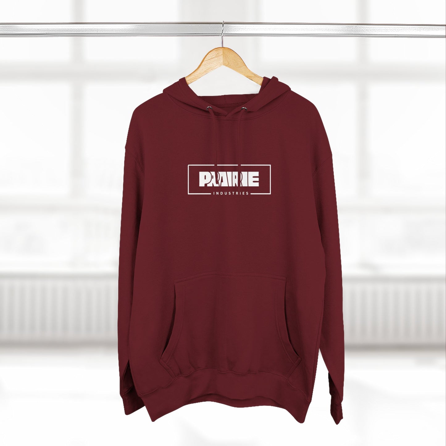 The Prairie Industries Box Logo Fleece Pullover Hoodie