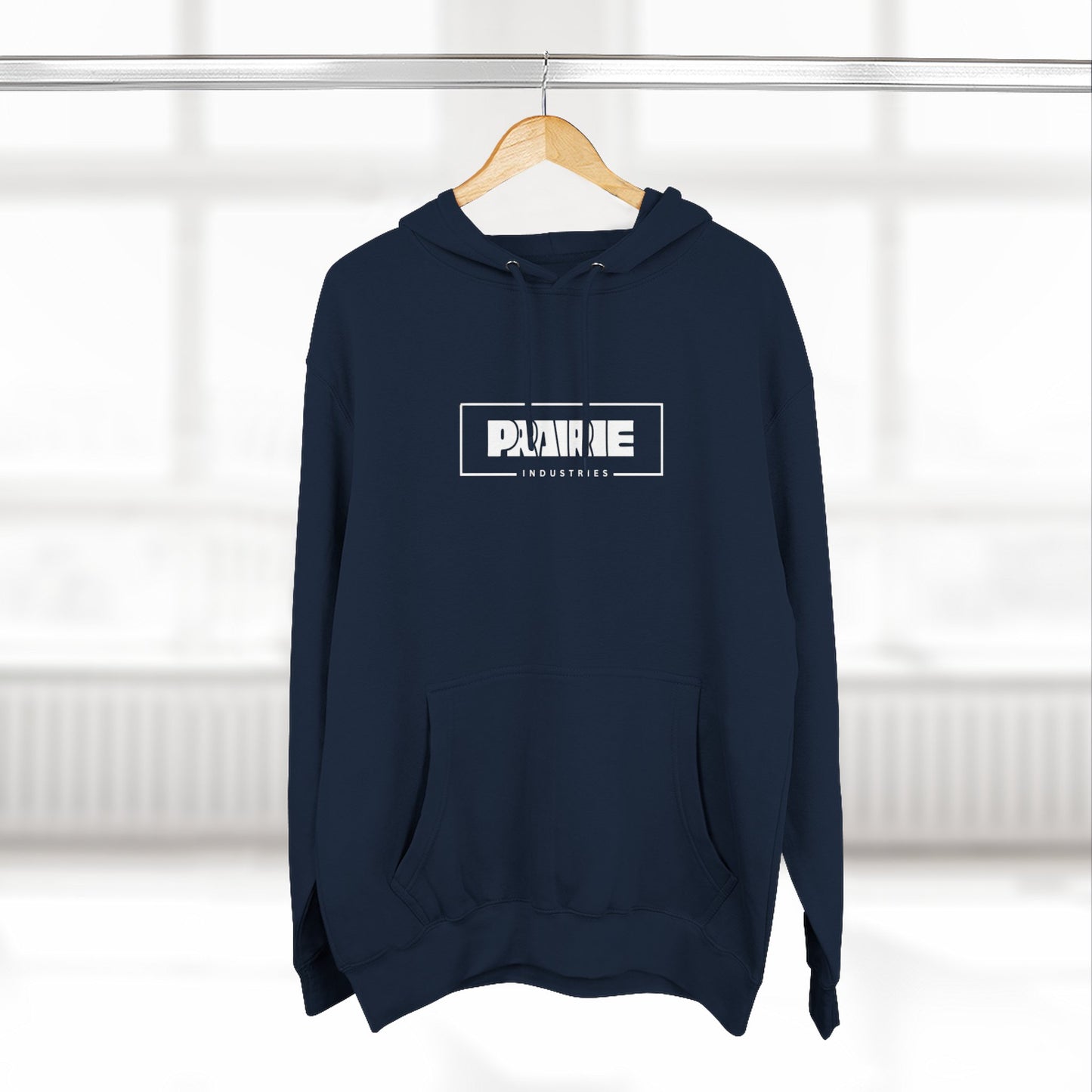 The Prairie Industries Box Logo Fleece Pullover Hoodie