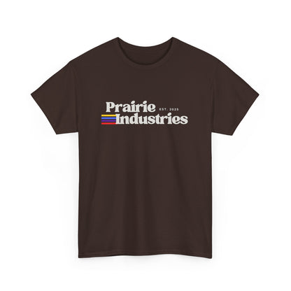 Prairie Industries — Minimal White Graphic T-Shirt