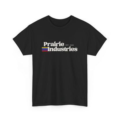 Prairie Industries — Minimal White Graphic T-Shirt