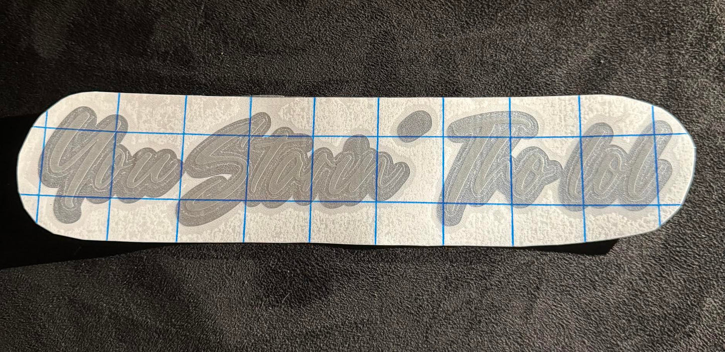 "You Starin Tho" 8 inch Vinyl Decal